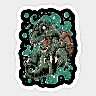 Intelligent T-Rex Sticker